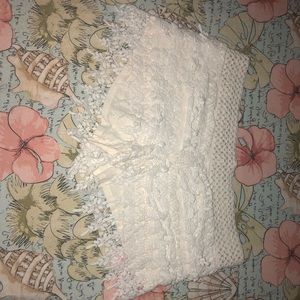 cream-colored stylish beach short